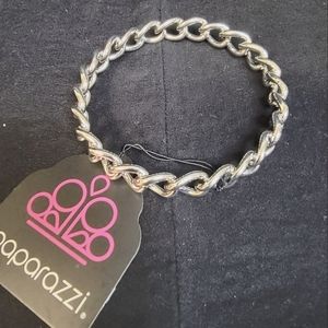 NWT Paparazzi- "Rebel Radar" - Silver Bangle